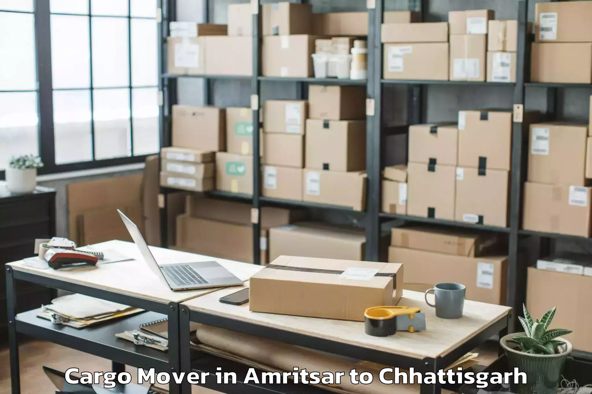 Professional Amritsar to Kalinga University Raipur Cargo Mover